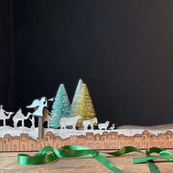 Wooden Christmas Advent Calendar