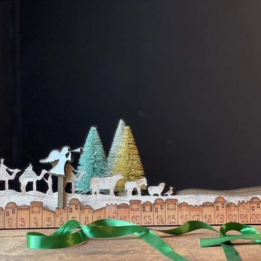 Wooden Christmas Advent Calendar