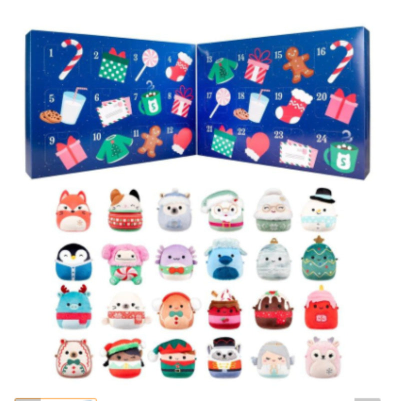 2025 Squishmallow Holiday Christmas Advent Calendar