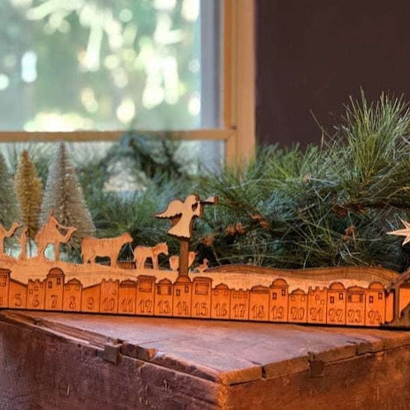 Wooden Christmas Advent Calendar